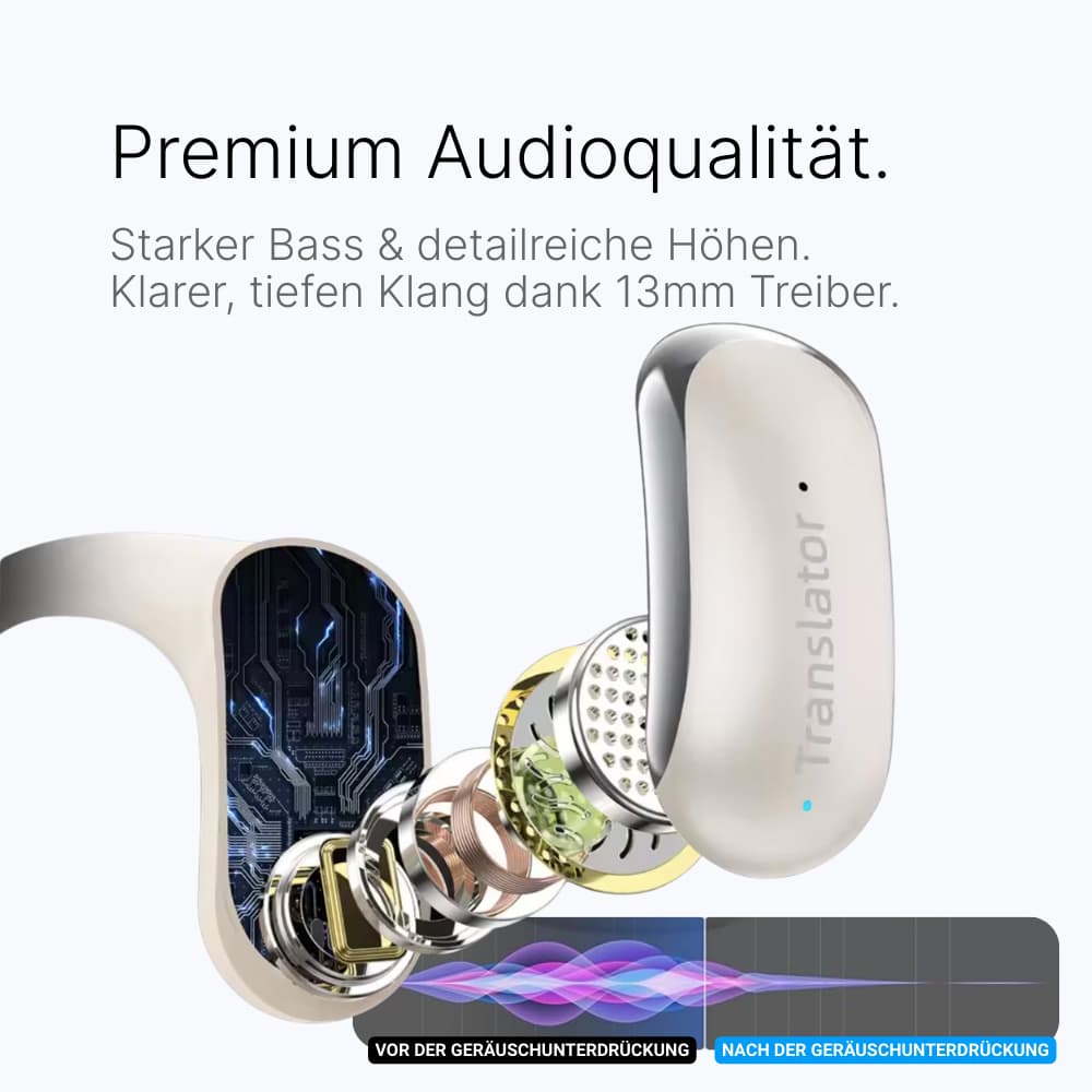 AI F56 PRO | Premium 3-in-1 Kopfhörer für Echtzeitübersetzung